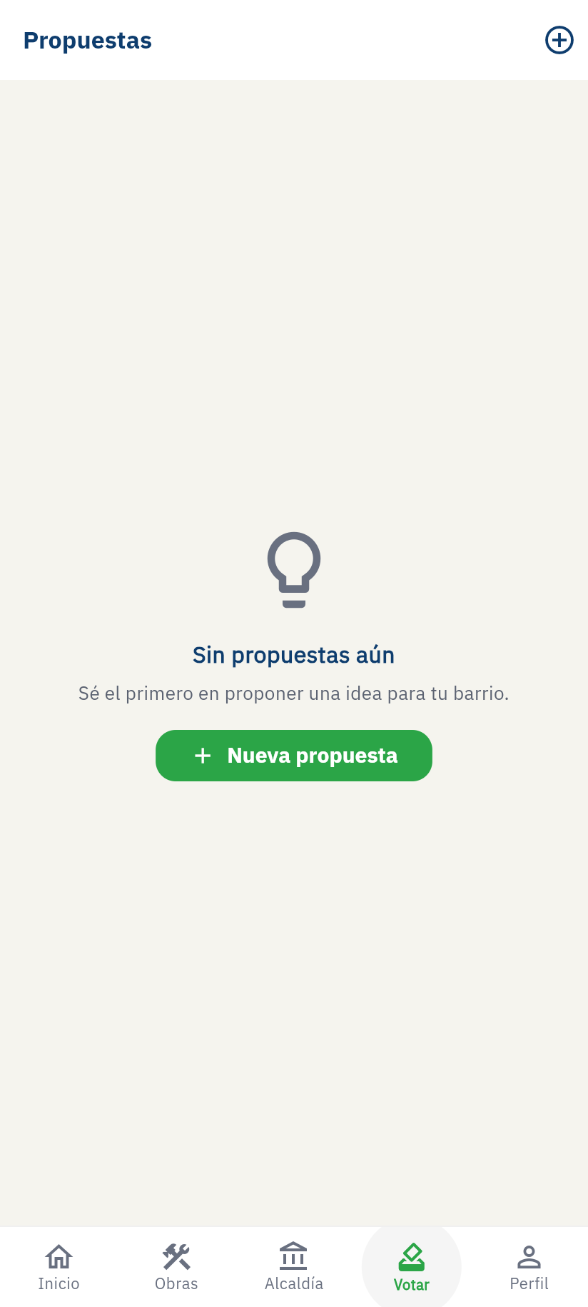 Módulo de propuestas y votación ciudadana