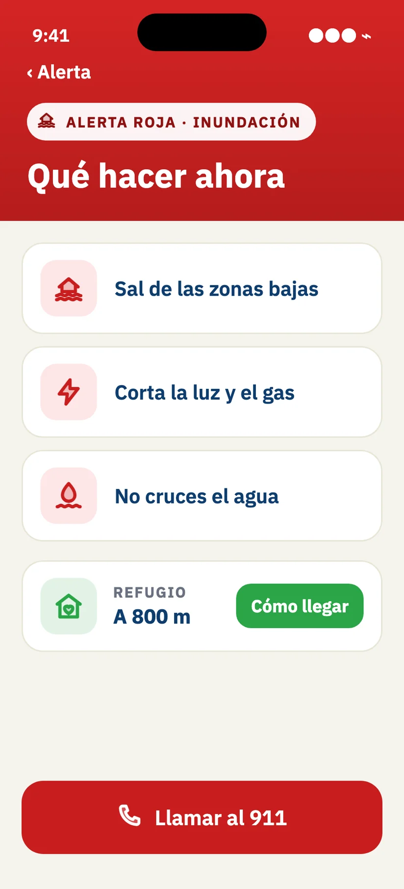 Qué hacer ahora: pasos, refugio más cercano y botón para llamar al 911
